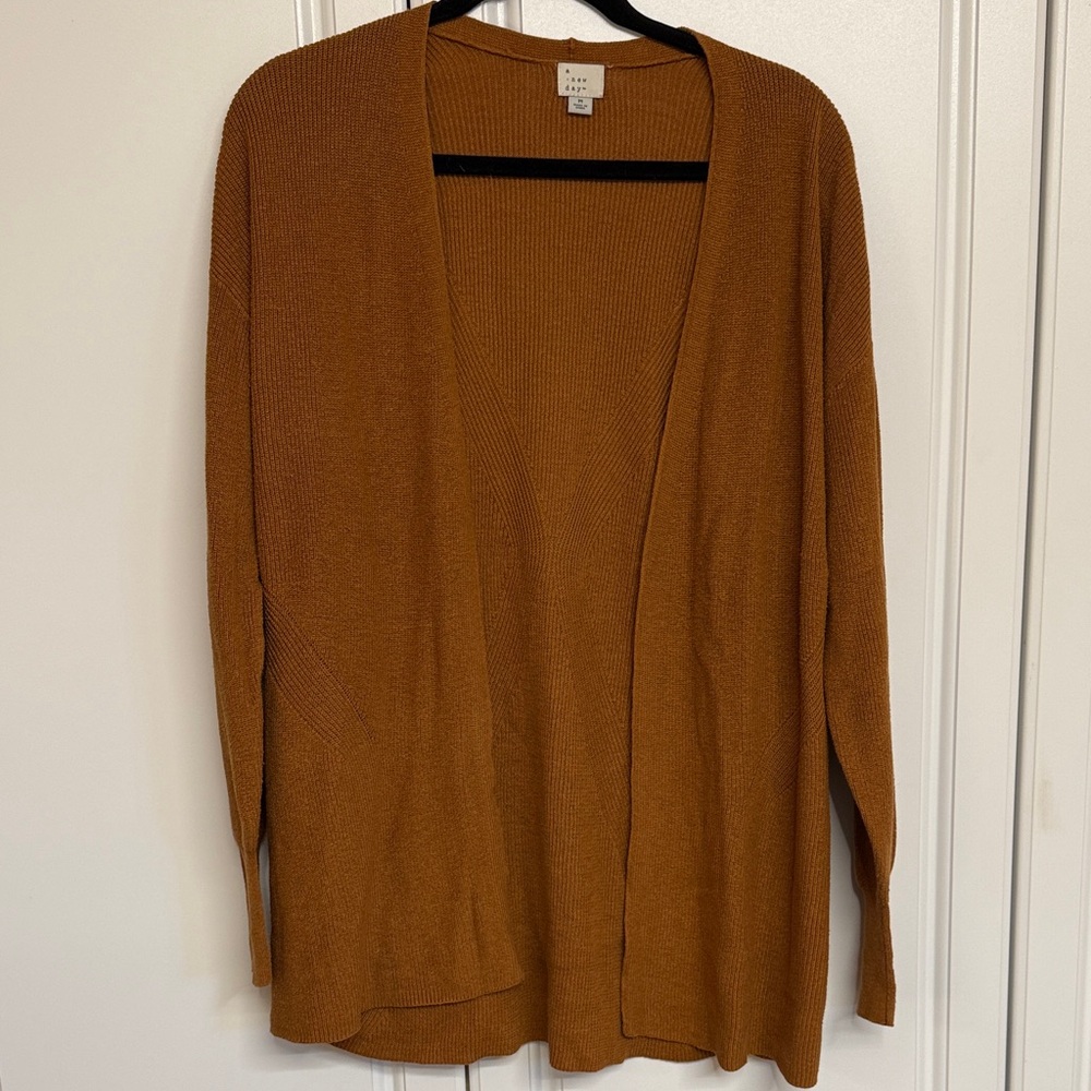 a new day Women's Camel Colored Cardigan